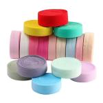 Niris Lingerie 2CM Nylon Spandex Multi Colors Foldover Stretch Bias Tape for bra