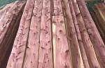 Aromatic Red Cedar Natural Wood Veneer Thickness 50C For Furniture Wardrobes
