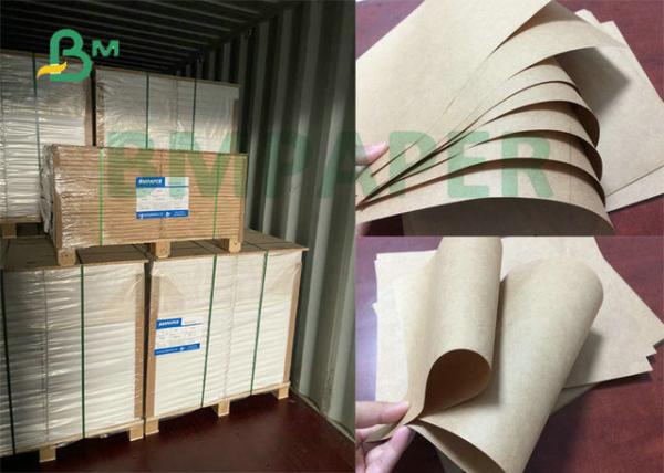 90gsm 100gsm Tearing Strength Unbleached Expansible Sack Kraft Paper For Cement
