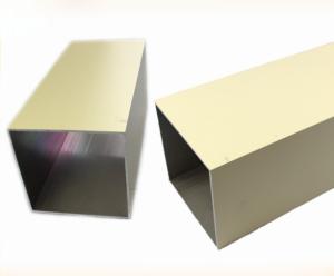 Wholesale Multifunctional Powder Coated Aluminum Tubing , Extruded Aluminum Square Tube from china suppliers