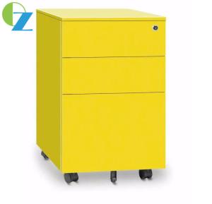 Wholesale Colorful 3 Section Slideway Mobile Pedestal Cabinet Storage Cabinet Rotating from china suppliers