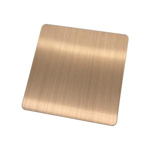Wholesale China Factory Price PVD coating Hairline Finish Fingerprint-resistant Stainless Steel Sheet from china suppliers