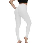 Seamless Womens Patterned Gym Leggings High Waisted Polyester And Spandex