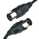 Customization 1m 3m 5m male to male female 7 PIN DIN extension cable