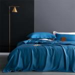 Standard Size Real Silk Duvet Cover Queen King Comforter Cover Solid Color