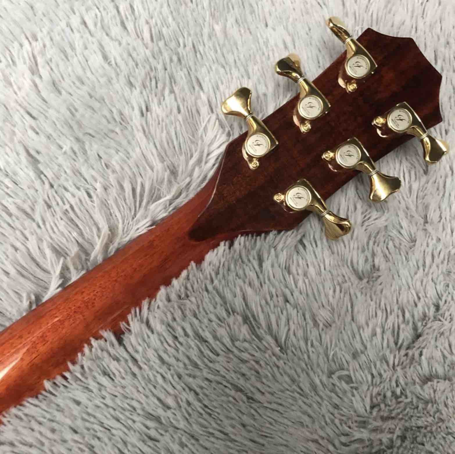 41 inch Solid KOA Top PS14 Acoustic Guitar Cocobolo Back Sides Real abalone Ebony Fingerboard TY Acoustic Guitar