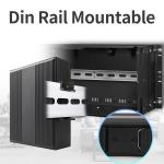 Unmanaged Poe Switch 5 Port Industrial Din Rail Poe Switch Poe Passthrough