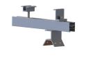 Trapezoid Aluminum Solar Panel Metal Roof Clamps Frameless Racking
