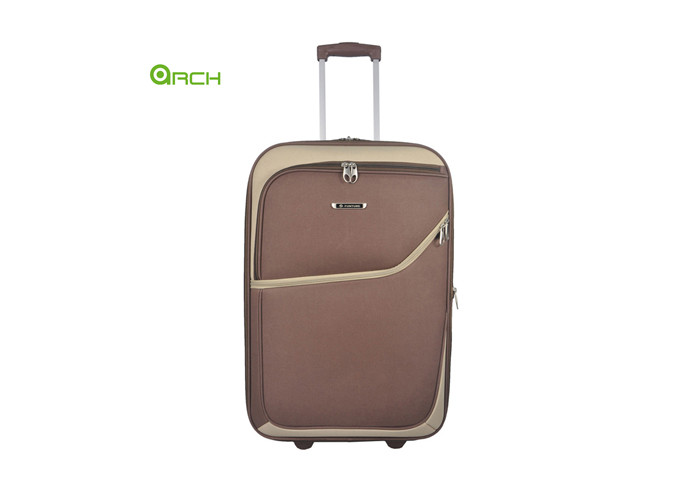 600D Polyester Travel Trolley Lightweight Luggage Bag with Expander