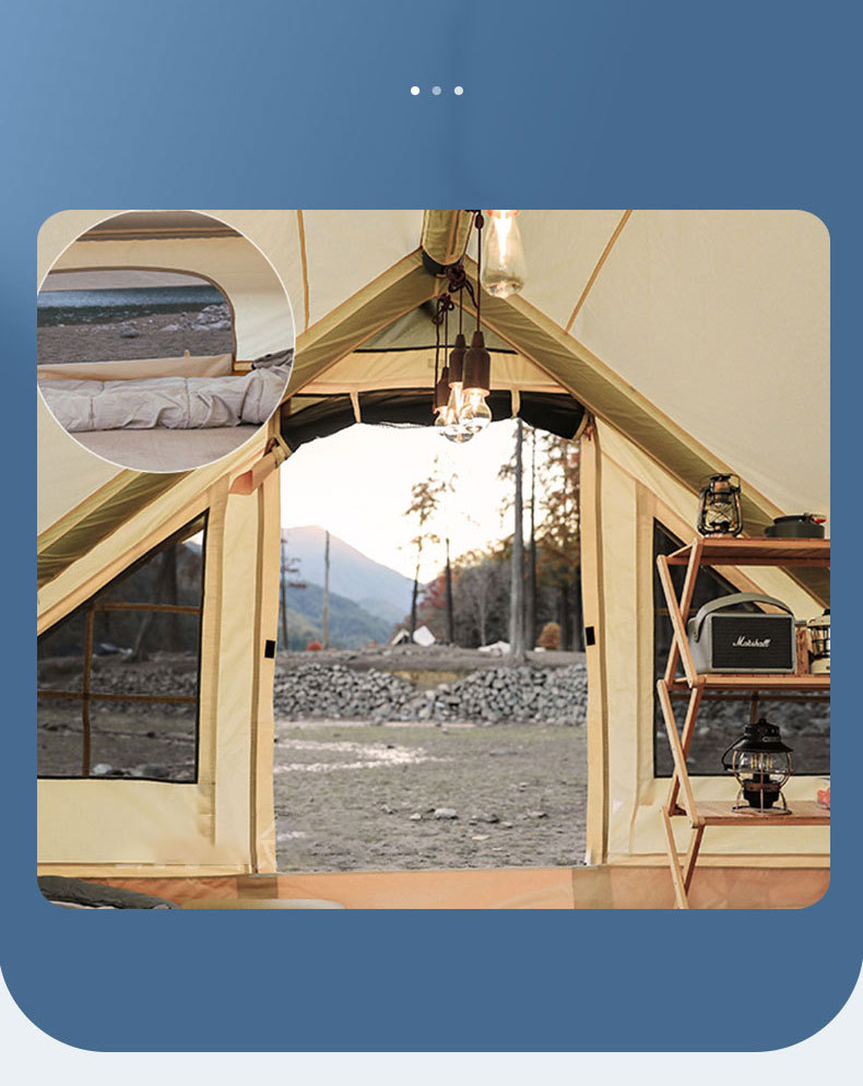 well received high quality outdoor waterproof travel inflatable tunnel tent