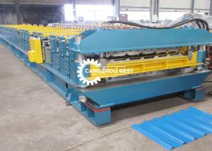 Wholesale CE Double Layer Profile Roofing Sheet Roll Forming Machine 5.5KW Cutting from china suppliers