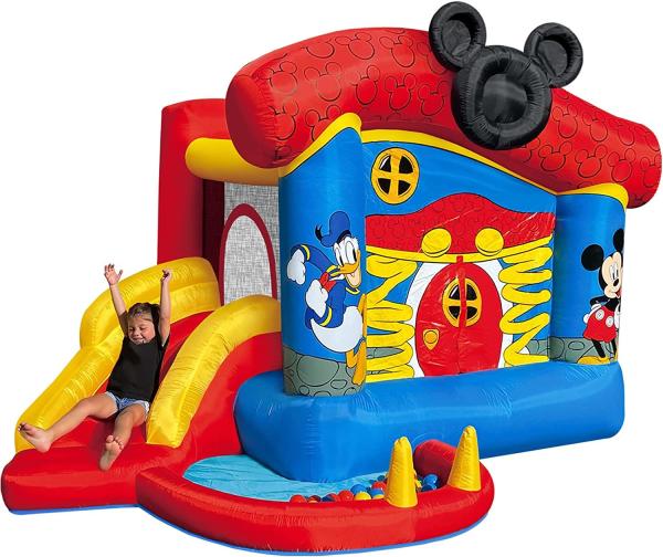 0.55mm PVC Inflatable Bouncer Disney Mickey Mouse Funhouse Outdoor Bounce House