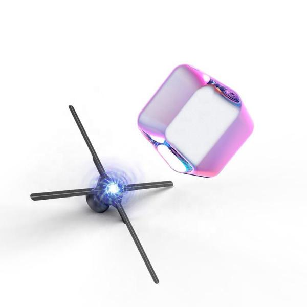 3D LED Fan Spliced 65cm wifi light outdoor advertising machine holographic