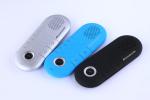 Black Blue Silver support two Speakerphone In car Bluetooth Visor Handsfree Car