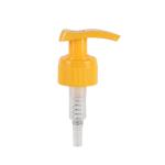 Yellow Left Right Lock Pump 28/410 PP Plastic Lotion Pump Dispenser Customizable