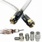 High Voltage Transmission Coaxial Cable with PVC Jacket Material 50 Ohms