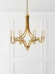 CHC 1561 Mykonos Medium Chandelier With Aged Lron / Antique-Burnished Brass