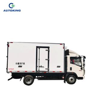 Wholesale HOWO 4*2 Refrigerated Box Truck Meat And Chicken Box Fridge Van from china suppliers