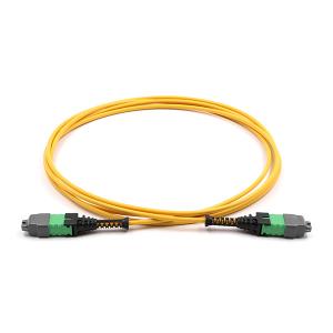 Wholesale OS2 Yellow Jacket 12 Fiber Trunk Cable , MPO Trunk Cable For Datacenter from china suppliers