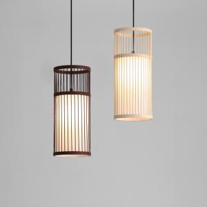 Wholesale Wicker Bamboo Hand Make Suspension Luminaire Dining Room Kitchen Island pendant lamp(WH-WP-74) from china suppliers