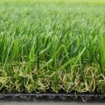 35mm Residential Fake Grass Mat / Artificial Green Roof Easy Clean Surface