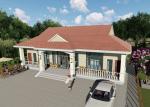 Aus Single Storey Villa with Garage Light Steel Prefab Modular Villa CE Standard