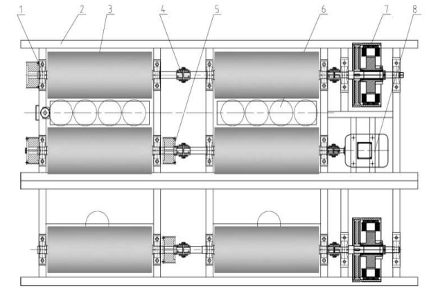 AA4C CTDCG-15 Vehicle Three Axis Six Roller Vehicle Chassis Dynamometer Horsepower Dynamometer