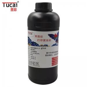 China Crystal Label Glue EPSON UV Ink Glue Transparent Stick For Epson Head on sale