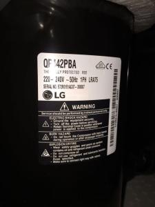 Wholesale LG Enclosed Commercial AC Rotary Compressor , Refrigeration Scroll Compressor QP442PBA from china suppliers