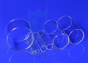 Wholesale 100ml Clear Quartz Glass Test Tube Cylinder For CVD Furnace from china suppliers