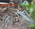 garden pegs, garden pegs, gardening pegs, ground pins, Flat point garden staples