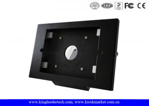 Wholesale Matt Black Cold Rolled Steel Ipad Kiosk Stand With Lock &amp; Key , Customization from china suppliers