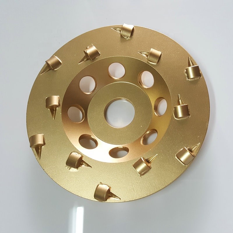 Cup Shaped PCD Grinding Disc Grit 70 Grit 80 Epoxy Polished
