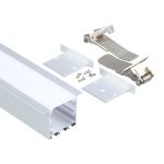 U Shape 6063 Led Strip Aluminum Channel Suspended Led Extrusion Profile