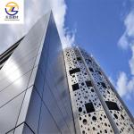 Curved Aluminum Cabinet Sheet ACP 4mm Interior Metal Wall Cladding