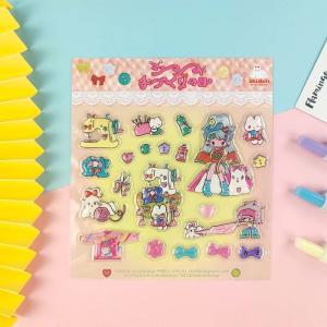 Wholesale Distinct Layers Cartoon Sticker Sheet Three Dimensional Stickers Convex Air from china suppliers