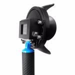 4 inch Sunshade Diving Dome Port For GoPro Hero 4 3+ Camera With Float Bobber