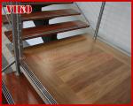 Steel Cable Stair VK88SC 304 Stainless Steel Handrail Treed American Oak Carbon