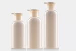 White 350ml 400ml 500ml Plastic Shampoo Pump Lotion Bottle