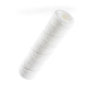 Wholesale 0.68 kg 40*2.5inch PP Cotton Front Security Filter Glass Fiber Nylon Spiral Wound Filter Element from china suppliers