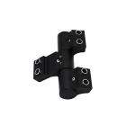 Adjustable Heavy Duty Flag Hinge Aluminum Alloy 3D Door Hinge Custom Size