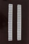 20 Channels White Rock Chip Trays For Mine Collection Specimen High Intensity