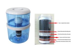 Wholesale 6 Stage Filtration Mineral Pot Water Filter , Mineral Water Purifier For Home from china suppliers