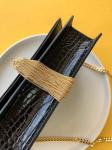 Calfskin YSL Black Bag Gold Chain Kate Small Tassel