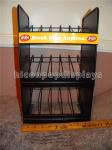 Custom Brand Black Metal Display Rack / Countertop Coffee Cup Display Rack 3 -