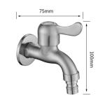 Contemporary Style Basin Faucets Deck Installation With 304 Stainless Steel