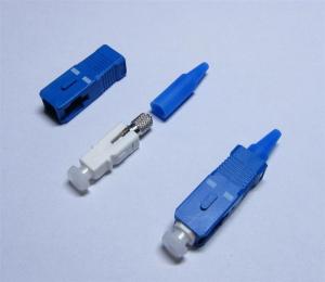 Wholesale SC Singlemode 0.9mm Dia. 62.5 / 125um Optical Fiber Connectors For Wide Area Networ from china suppliers
