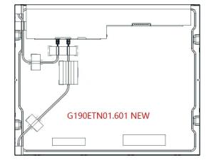 Wholesale 19Inch High Nit Monitor 1280×1024 SXGA 1600cd/M2 Lcd Panel G190ETN01.601 from china suppliers