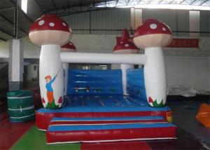 China 0.55mm PVC Tarpaulin Inflatable Bouncer , Mushroom Shape Used Party Jumpers For Sale on sale