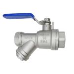 Manual Driving Mode Y-Filter Ball Valve for Pn1.6MPa Pressure Stainless Steel